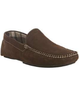 Cole Haan dark brown suede Zermatt.Wool slippers   