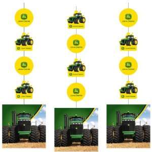   Party By Party Destination John Deere Tractor   Fancy Hanging Cutouts
