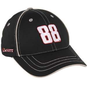  NASCAR JR Motorsports Sponsor Flex Hat   Black Sports 