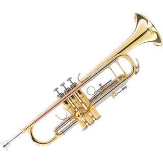 Mendini Bb Trumpet w/ Monel Piston Gold/RoseBrass+Tuner  