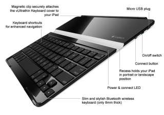  Logitech Ultrathin Keyboard Cover for iPad 2 and New iPad 
