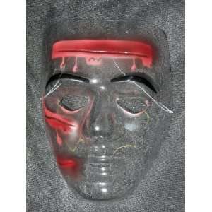  Kids Halloween Costume Mask   Transparent Laceration Mask 