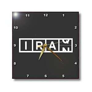  Iraq Iran   10x10 Wall Clock