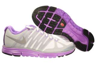 New Women Nike LunarElite+ 2 Running Tennis Shoes White/Grey/Purple 