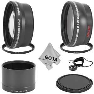   Lens Adapter Tube + Snap On Lens Cap (w/ Cap Keeper) + Premium Goja