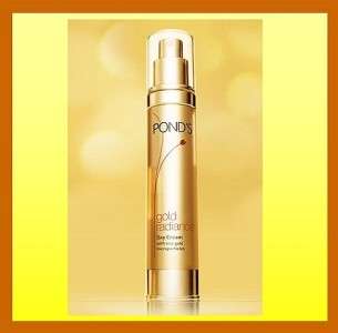 PONDS GOLD RADIANCE Day Cream Anti Aging Wrinkles REAL GOLD PARTICLES 