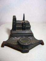 Vintage French Inkwell Bronze or Bronze Colored Metal  