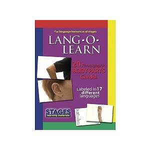  Body Parts Lang O Learn Flashcards Toys & Games