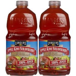 Langers Apple Kiwi Strawberry, 64 oz, 2 pk  Grocery 