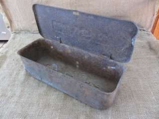   Tractor Toolbox  Antique Old Iron Tool Box Farm Equipment 6745  