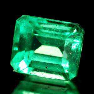 Unheated 0.40 Ct. Oval Natural Rich Green Emerald Gem  