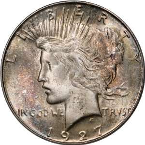   PCGS MS64 CAC Peace Liberty Head Silver Dollar 