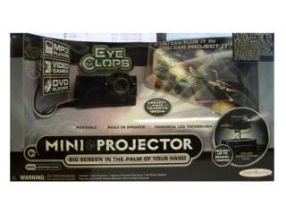 EyeClops Mini Projector Up to 60 Inches Sealed *  