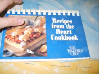 recipes from the heart cookbook book the pampered chef  