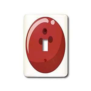 Florene Games   Red Bowling Ball   Light Switch Covers   single toggle 