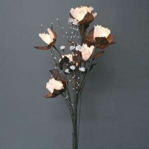   LOT Natural Elements Lighted Lotus Flowers with 20 Bulbs, 34 Inch Tall