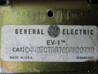 General Electric EV 1 Contact Contactor IC4482ctaa700ah207x0  
