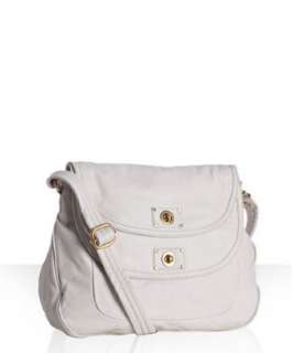Marc by Marc Jacobs white leather Totally Turnlock Sasha shoulder 
