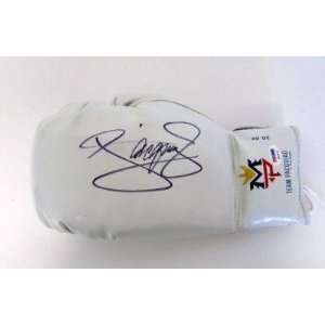  Manny Pacquiao Signed White Team Pacquiao Boxing Glove PSA 