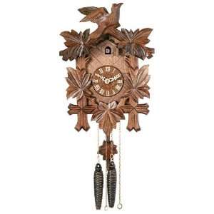  13 Cuckoo Clock with Five Maple Leaves & One Bird