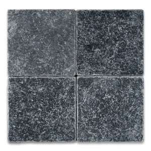    Taurus 6 x 6 Tumbled Black Marble Field Tile