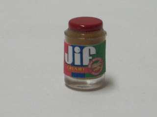Dollhouse Miniature   Jar of JIF Peanut Butter  