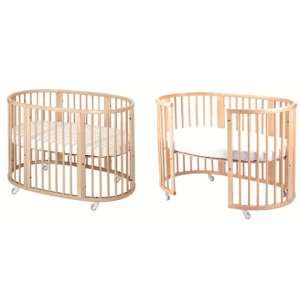  Sleepi Crib & Junior System II   Walnut (Includes 2 Mattresses) Baby
