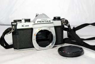 Pentax K1000 camera body only PK K beyonet mount rated C+ 027075045002 