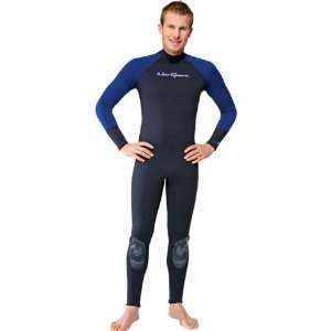  Neosport Mens 1Mm Neo Skin Dive Jumpsuit Black/Blue AS 