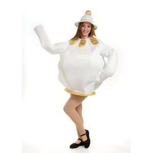  Lets Party By Peter Alan Inc Teapot Adult Costume / White 