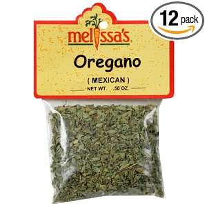 Melissas Dried Oregano Mexican, 0.5 Ounce Bags (Pack of 12)  