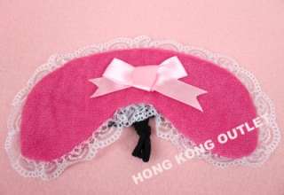 Sleep Soft Eye Mask blindfold Rare Pink H16c  