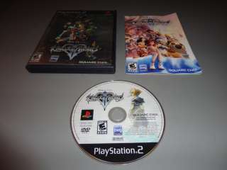 Disney Kingdom Hearts II 2 Complete Playstation 2 PS2 Game Good  