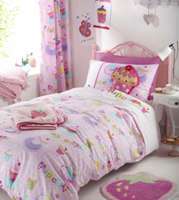 Girls Spotty Pink Cupcake Bedding or Curtains or Room Set  