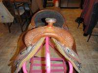 Billy Cook Sulphur OK Show Trail Horse Saddle 16 Nice Saddle Silver 