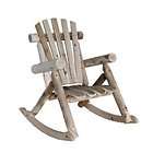 Cedar Log Rocking Chair Home Porch Rocking Chair Made In USA NEW