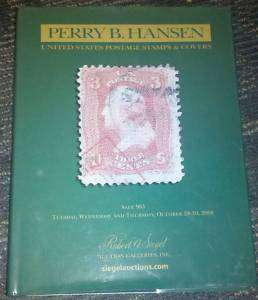 Perry B Hansen Collection of US postage Stamps & Covers  