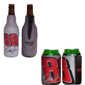   Jr. (2) Can Koozies And (2) Bottle Koozies Set Of 4