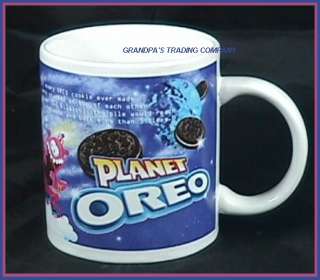Planet Oreo Alien Astronaut Mug Nabisco Advertising Cup  
