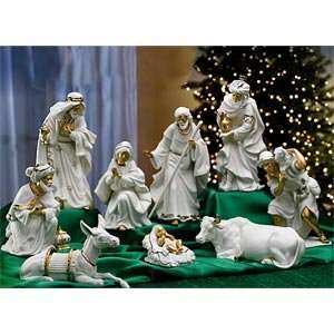   Nativity Set, 10 Piece Set, Birth of Jesus Nativity 