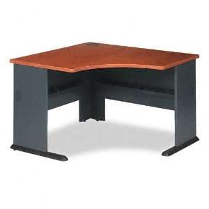   Series A Corner Desk, 47 1/4w x 47 1/4d x 29 7/8h, Natural Cherry 