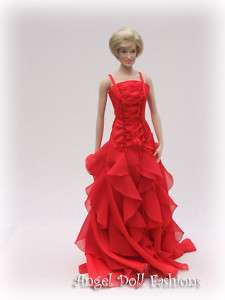 Evening gown for Princess Diana Franklin Mint 16#DA04  