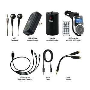  Naxa 10 In 1 Premium Accessory Kit for /MP4 Players and 