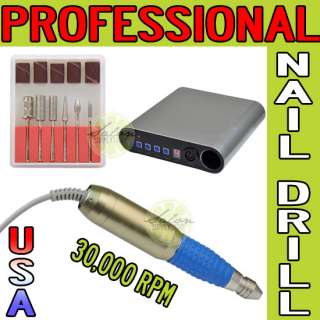   File Acrylics KIT Professional Nail Drill Digital Portable SET  