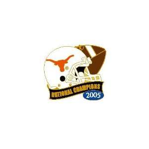  Texas Longhorns 2005 National Champions Helmet Pin Sports 