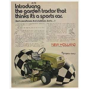  1971 New Holland S 14 Lawn & Garden Tractor Print Ad