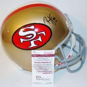  Lott Signed Helmet   NEW HOF 2000 F S JSA   Autographed NFL Helmets 