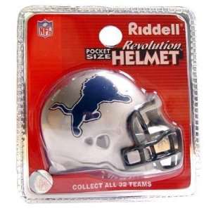   Lions Revolution Style Pocket Pro NFL Helmet
