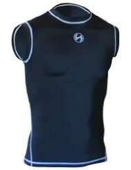 SUB Sports DUAL Compression Fit Baselayer Sleeveless Cap Sleeve Top