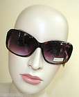   TORTOISE FRAME+PURPLE LENSES+GOLD AND CRYSTAL ACCENT SUNGLASSES NEW